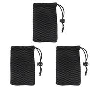 DSFIHJO Pochette Rangement Cable Lot de 3 Pochettes en Nylon à Cordon Serrage, Multi-usages, for Voyages et activités Plein air, for appareils numériques pour Accessoires Technologiques