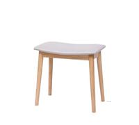 DSFIHJO Pouf Salon Tabouret de Coiffeuse, Tabouret, Chaise Selle, Ottoman, avec Pieds en Bois Massif, Banc Piano Moderne, Maquillage Pouf Rangement(Color 02)