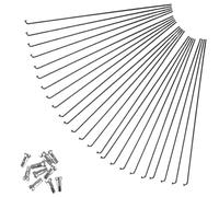 DSFIHJO Rayons de vélo Lot de 24 Rayons vélo en Acier 255 mm, 275, 289, for Jantes 27,5/26/29 Pouces pour Rayons de Roue de VTT, Descente, Trekking, pl(289MM)