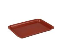 DSFIHJO Soucoupes pour Pots De Fleurs 1 Soucoupe en Plastique for Pot de Fleurs d'intérieur/extérieur, avec bac récupération des Gouttes(Red-25cmX18cm)