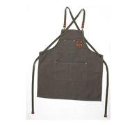 DSFIHJO Tablier Cuisine Tablier en toile épaisse Denim, antisalissure, for Barista, for cuisine, Restaurant, barbier, charpentier, fleuriste, for femmes et hommes Universel(Green)