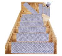 DSFIHJO Tapis D'Escalier Autocollant Tapis d'escalier Auto-adhésif sans adhésif 76x20cm antidérapant en TPR de Sol à Usage répété brossé Relief pour la Maison(LXYH-Light Grey,5pieces)