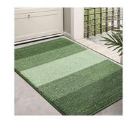 DSFIHJO Tapis Entree Interieur Paillasson d'entrée antidérapant for intérieur, Tapis Discret, de Sol Super Absorbant, Salle Bain, Porte(Green,90x150cm(35x59 inch))