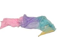 DSFIHJO Voile de Soie de Danse du Ventre, véritable Long éventail, Accessoires de Performance de Danseuse, Banderole de Drapeau de louange d'église(Color 2,180cm)
