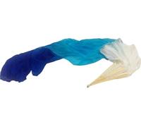 DSFIHJO Voile de Soie de Danse du Ventre, véritable Long éventail, Accessoires de Performance de Danseuse, Banderole de Drapeau de louange d'église(Color 3,180cm)