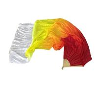 DSFIHJO Voile de Soie de Danse du Ventre, véritable Long éventail, Accessoires de Performance de Danseuse, Banderole de Drapeau de louange d'église(Color 10,230cm)
