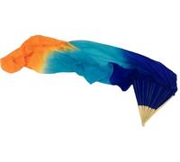 DSFIHJO Voile de Soie de Danse du Ventre, véritable Long éventail, Accessoires de Performance de Danseuse, Banderole de Drapeau de louange d'église(Color 6,180cm)