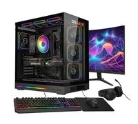 DSGate Pack Cloud LCD V - PC Gamer Pack Complet - AMD Ryzen 7 7700X - NVIDIA GeForce RTX 5070 12 Go - 32 Go DDR5 - SSD 1 to - Écran + Combo Gaming - Windows 11