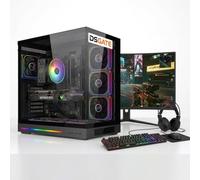 DSGate Pack Premium Cloud Digital - PC Gamer Pack Complet - AMD Ryzen 7 5700X - NVIDIA GeForce RTX 5060 Ti 8 Go - 16 Go DDR4 - SSD 1 to - Écran + Combo Gaming - Windows 11
