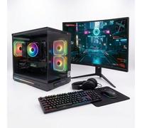 DSGate PC Gamer M5-IV DGT Black - Intel Core i3-13100F - GeForce RTX 3050 6 Go - 16 Go DDR4 - SSD 512 Go - Windows 11 - WiFi - Assemblé France