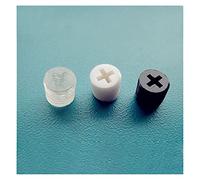 DShanLa 50pcs m7 m10 nylon phillips vis à vis sans tête Vis en plastique Blanc Blanc Blanc Clear Boulons DShanLa (Size : M7x7mm (50Pcs) White)