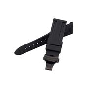 DSHDFJ 22 2 4 mm Regarder des accessoires Bracelet compatible avec Panerai Watch compatible avec les hommes Pam Bande de bracelet de bracelet en silicone sport TPU Ceinture de montre en caoutchouc(Bla
