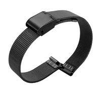 DSHDFJ Bracelet De Montre En Acier Inoxydable Solide, Compatible Avec Armani, Bracelet De Montre De Petite Taille For Femmes, Compatible Avec La Ceinture En Maille 6mm 8mm 10mm(ML-D4-Black,18mm)