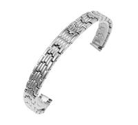 DSHDFJ Bracelet De Montre En Acier Inoxydable Solide, Compatible Avec Armani, Bracelet De Montre De Petite Taille For Femmes, Compatible Avec La Ceinture En Maille 6mm 8mm 10mm(LR-G01-Silver,10mm)