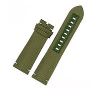 DSHDFJ Bracelet de montre en cuir et nylon de 22 mm compatible avec Mido Navigator M026.629/430 Ocean Star M042.430 Citizen bracelet de montre en toile étanche noir bleu(Army green-no buckle)