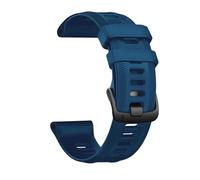 DSHDFJ Bracelet en silicone sport bicolore compatible avec Garmin Forerunner 965 955 Solar 945 935 745 22 mm Bracelet de rechange for bracelet de montre(Dark Blue,For Forerunner 955)