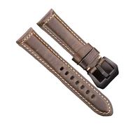 DSHDFJ Bracelets de montre en cuir véritable 4 couleurs compatibles avec Panerai Femmes Hommes Bracelet en cuir de vache 20 mm 22 mm 24 mm 26 mm, 22mm