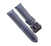 DSHDFJ Bracelets de montre en cuir véritable 4 couleurs compatibles avec Panerai Femmes Hommes Bracelet en cuir de vache 20 mm 22 mm 24 mm 26 mm, 24mm