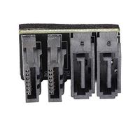 dsheng Adaptateur 7 Broches Carte Mère Portable Compacte Adaptateur Double Interface 7 Broches pour Améliorer la Gestion des Câbles 12G Haute Vitesse pour Bureau pour Ordinateur (pour