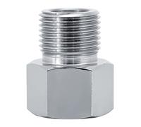 dsheng Adaptateur de Cylindre de Co2 G5, Régulateur de Dioxyde pour Femelle pour Pompes de Conversion Métriques Mâles M22X1,5 (G5/8 à W21.8)