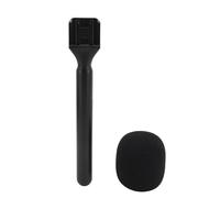 dsheng Adaptateur de Poche pour Micro sans Fil, Poignée D'Interview de Microphone, Adaptateur de Poche Interview GO avec Mousse de Pare-Brise, Support de Poignée de Micro pour Micro 1 2