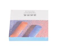Dsheng Bloc de Papier Pastel à l'huile, Pâte à Peinture Brillante, Papier à Dessin Acrylique 3,9x3,9 Pouces, Blanc, 1 Feuille, 15,21 Pouces Carrés, Pour Aquarelle, Acrylique, Encre, Supports Secs