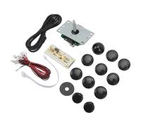 dsheng Kit de Joystick d'arcade, œillets Anti-poussière Boule de Joystick d'arcade Détachable pour Jeux Informatiques (Le noir)