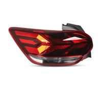 dsheng Remplacement du Feu Arrière de Voiture, Ensemble de Feu Arrière à Lentille Rouge (sans ampoule) Compatible avec Sandero Stepway MK3 2021+, OE Gauche 265557573R Droite 265501832R