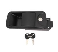 dsheng Serrure de Porte de Camping-Car avec 2 Clés, Kit de Remplacement de Serrure de Porte de Remorque de Voyage en Alliage de Zinc, Loquet de Porte D'entrée de Camping-Car pour