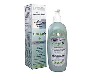 DSHILA CREMA MANOS Y UÑAS OMEGA-6 - supplément complet conçu pour la routine de tous les jours, favorise le bien-être lorsqu’il est utilisé de façon continue, contenance 250 ml et devient un allié fia