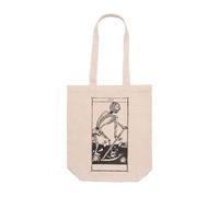 DSHIRT14 Sac fourre-tout avec soufflet - Tarot De Marseille XIII La Mort L'Arcano sans nom- Sac, symbole de transformation, renaissance, puissance intérieure -Shopper bag Résistant - Poignées longues