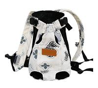 DSHJIE Sac de Transport pour Animaux, Sac Transport Chien Chat, Sac de Transport de Voyage Sac à Dos de Transporteur Ventral Poitrine pour Petit Chien Chiot Chat pour Traveling Hiking (XXXL,A/9)