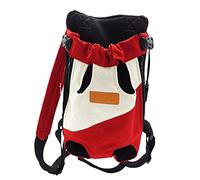 DSHJIE Sac de Transport pour Animaux, Sac Transport Chien Chat, Sac de Transport de Voyage Sac à Dos de Transporteur Ventral Poitrine pour Petit Chien Chiot Chat pour Traveling Hiking (M,A/1)