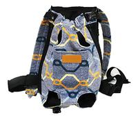 DSHJIE Sac de Transport pour Animaux, Sac Transport Chien Chat, Sac de Transport de Voyage Sac à Dos de Transporteur Ventral Poitrine pour Petit Chien Chiot Chat pour Traveling Hiking (XXL,A/8)
