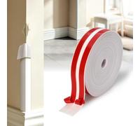 Dshunnc 6 cm x 7 m Protection Angle Mur TPE Blanc Flexible | Baguette D'angle Baguette de Finition, Étanche, Découpe sur Mesure, Idéal pour Cuisine Portes Salle de Bain Meubles Voiture