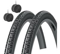 DSI 2 pneus 700 x 35 noirs pour vélo de ville Trekking 28 x 1,35 28 x 1 5/8 x 1 3/8 (37-622)