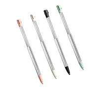 DSi Stylet de Rechange rétractable en métal Compatible avec Nintendo DSi, 4 en 1, Multicolore