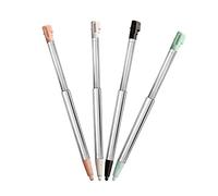 DSi - Stylet rétractable en métal de Rechange Compatible avec Nintendo DSi, 4 en 1 Combo Touch Styli Pen Set Multicolore pour NDSi