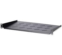 DSIT 19 Pouces Etagère de 250mm de Profondeur 1U pour Baies murales de 450 mm de Profondeur (Max. 8 kg) - Noir