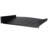 DSIT 19 Pouces Etagère de 400mm de Profondeur 2U pour Baies murales de 600 mm de Profondeur (Max. 12 kg) - Noir