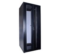 DSIT Baie de Brassage 42U avec Portes Avant et arrière doublement perforées 800x800x2000mm (LxPxH) - Noir