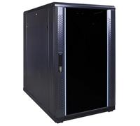 DSIT Baie de Serveur 18U avec Porte en Verre 600x1000x1000mm (LXPXH) - Noir