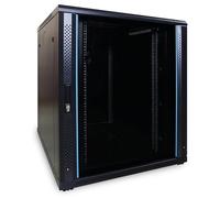 DSIT Baie de Serveur 18U avec Porte en Verre 800x1000x1000mm (LXPXH) - Noir