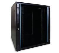DSIT Baie de Serveur 18U avec Porte en Verre 800x800x1000mm (LXPXH) - Noir