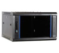 DSIT Baie Murale 4U Non assemblée avec Porte vitrée 600x600x280 mm (LxPxH) - Noir
