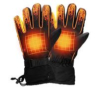 DSJMUY Gants Chauffants Moto Rechargeable-Gants Hiver avec Batterie 3.7V 4000mAh pour Homme Femme-Électriques pour Ski de Neige Pêcher Cyclisme Chasse Arthrite Maladie de Raynaud