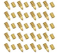 Dsjnf Lot de 20 broches de table en laiton pour vis de table, boulons de table, matériel d'extension de table, matériel de table doré, accessoires de table extensibles