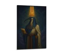 DSJXJZ Impression sur toile représentant le dieu égyptien Thoth - Décoration murale moderne pour chambre à coucher - 60 x 90 cm
