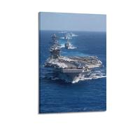 DSJXJZ Impression sur toile représentant un porte-avions militaire Battle Grou - Décoration murale moderne pour chambre à coucher - 20 x 30 cm