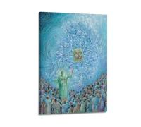 DSJXJZ Peinture islamique religieuse - Style Muhammad And Followers - Impression sur toile murale et décoration moderne pour chambre à coucher (60 x 90 cm)